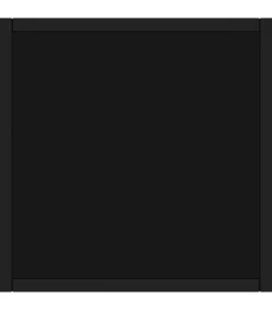 vidaXL Salontafel met zwart glas 40x40x50 cm zwart