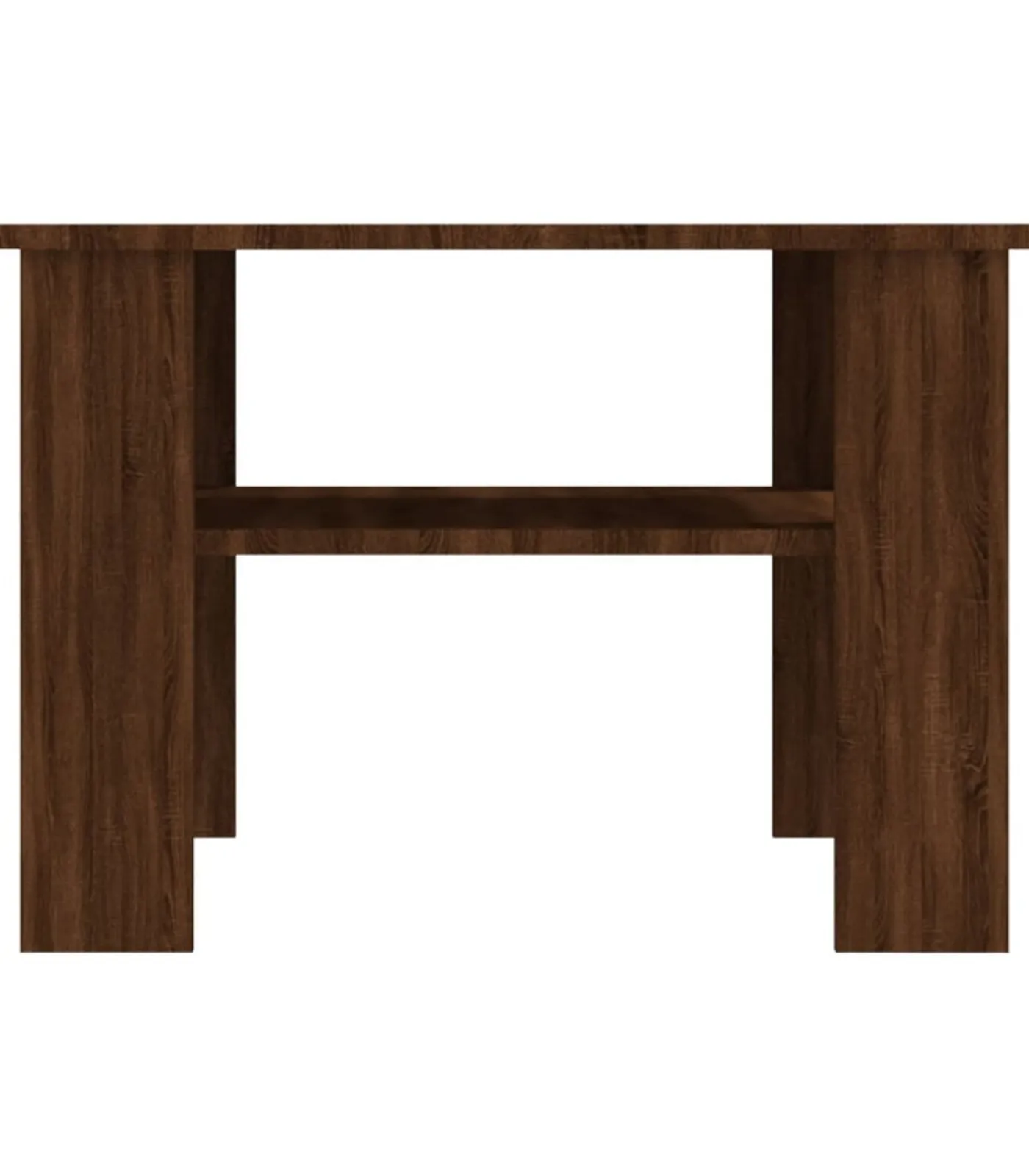 Sale Salontafel 60x60x42 cm bewerkt hout bruin eikenkleur Tafels