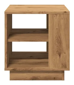 vidaXL Salontafel 40x40x43 cm bewerkt hout artisanaal eikenkleurig