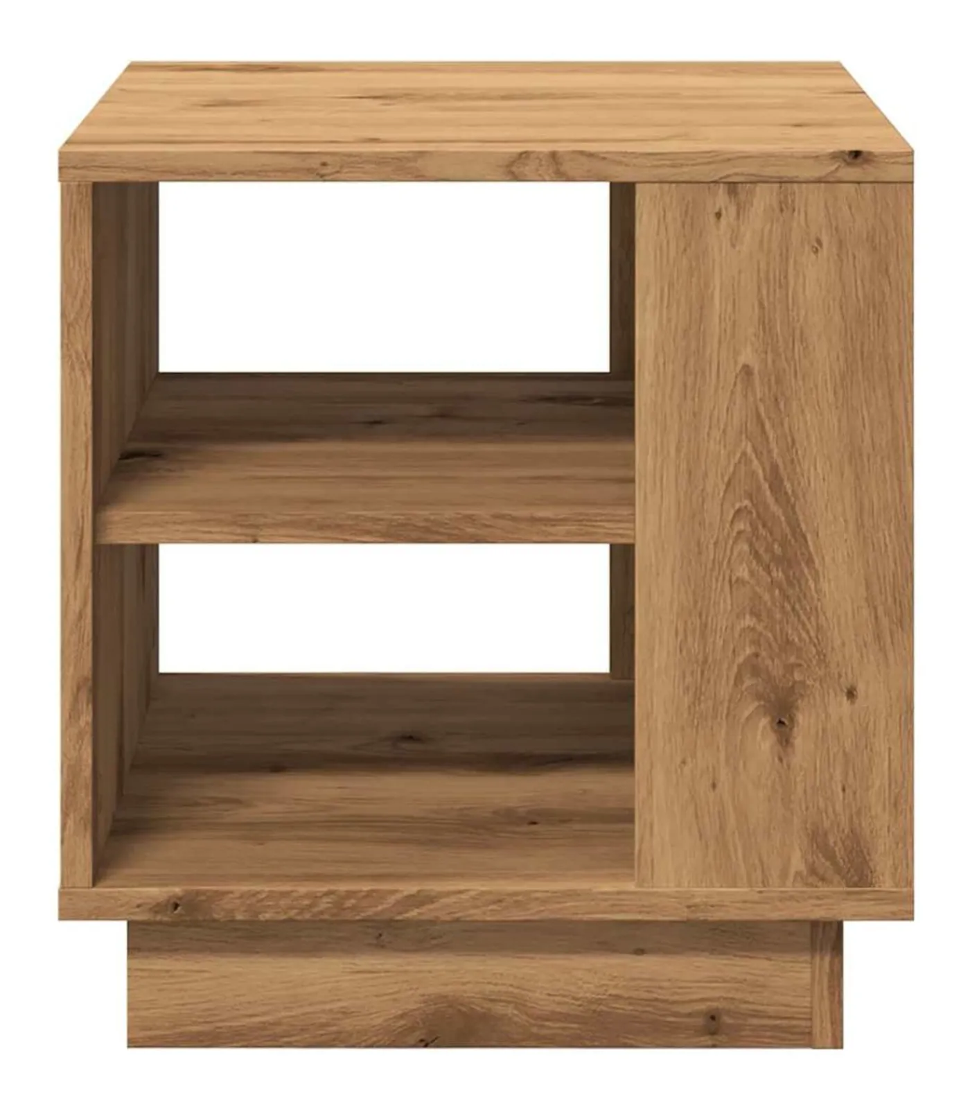 vidaXL Salontafel 40x40x43 cm bewerkt hout artisanaal eikenkleurig