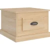 Best Salontafel 50x50x35 cm bewerkt hout sonoma eikenkleurig Tafels