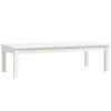 vidaXL Salontafel 110x50x30 cm massief grenenhout wit