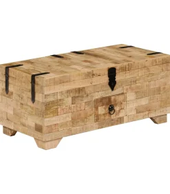 New Salontafel 80x40x35 cm massief mangohout Tafels