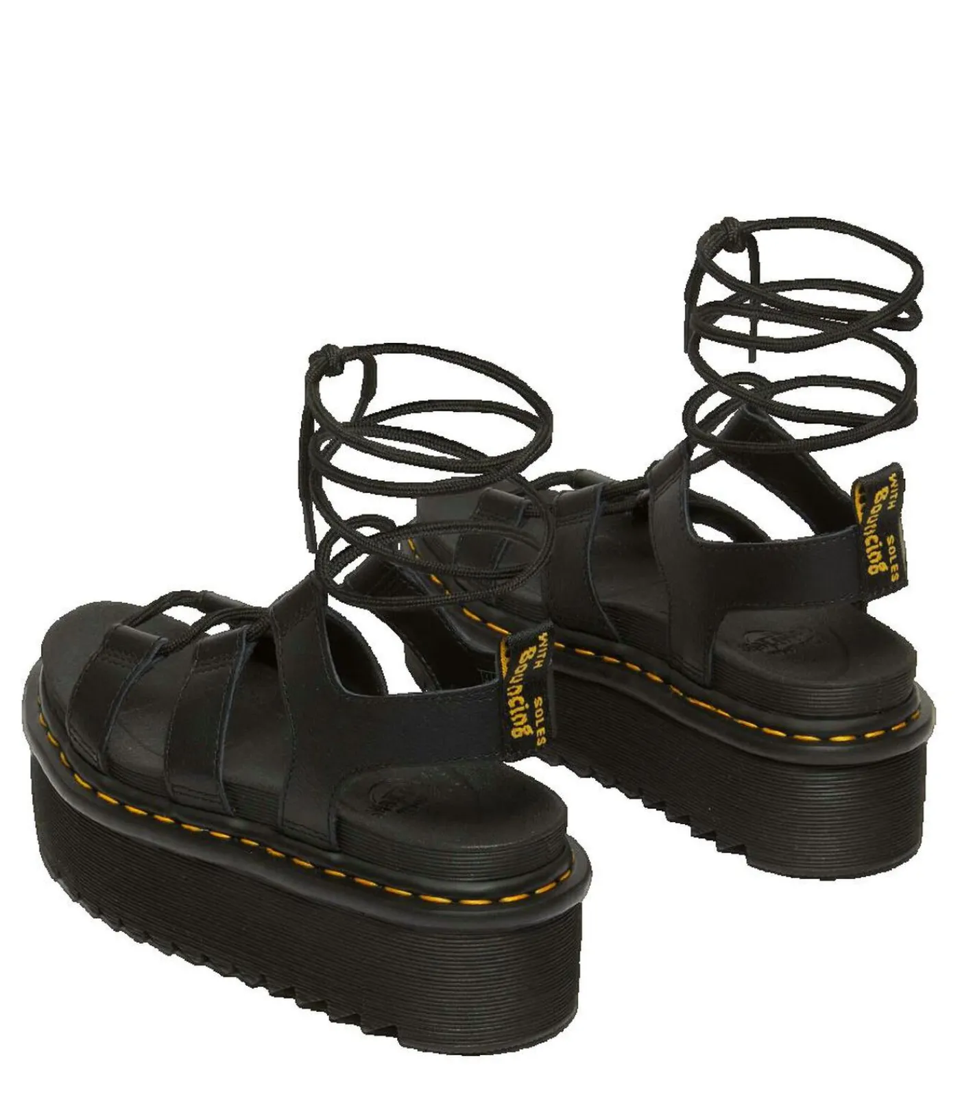 Heren Dr Martens Sandalen Dr. Martens Nartilla zwart leer