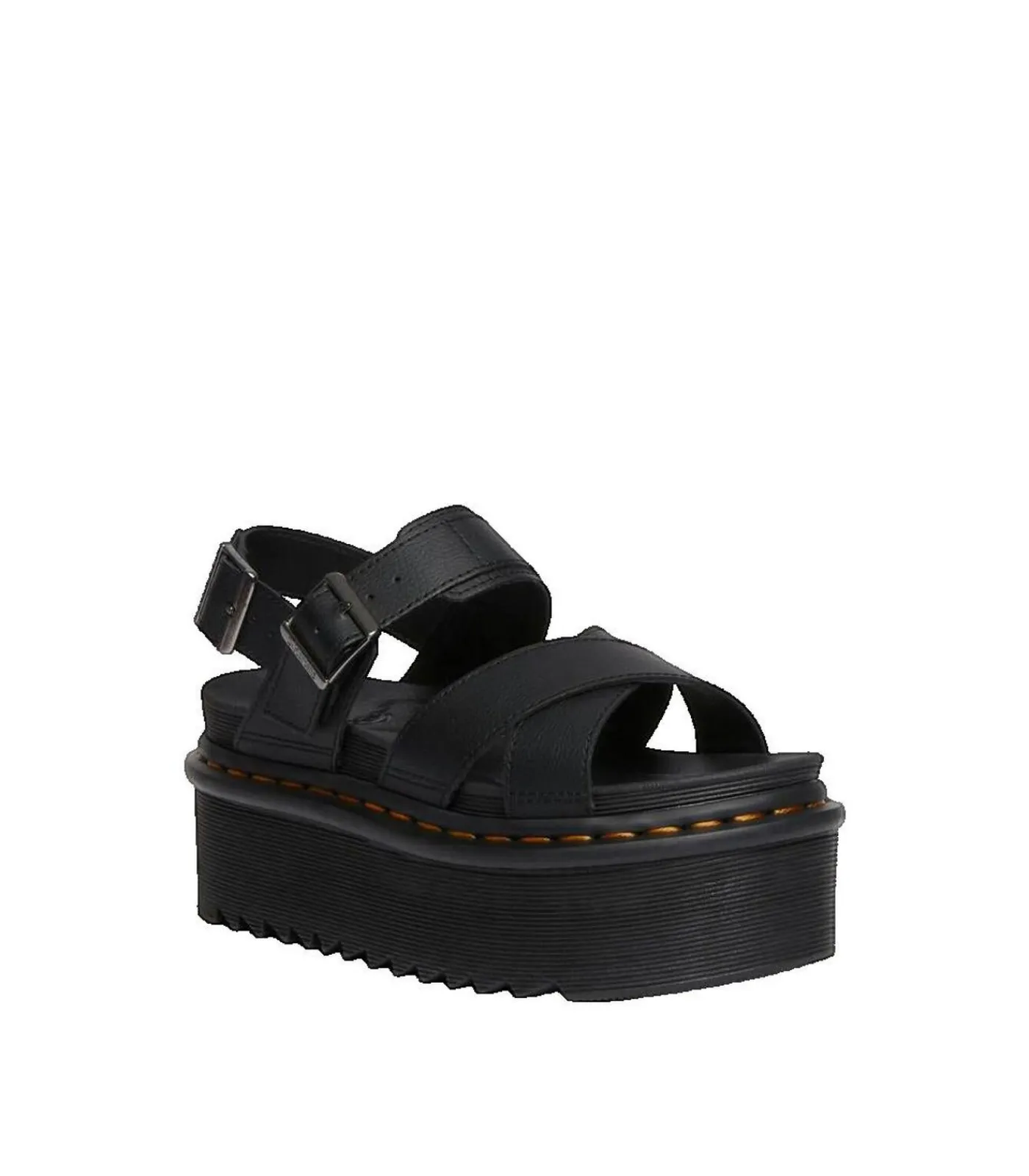 Heren Dr Martens Sandalen Dr. Martens van zwart leer
