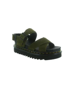 Sale Sandalen Dr. Martens Voss II donkergroen suède leer Heren Schoenen