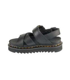 Heren Dr Martens Sandalen Dr. Martens Voss II van zwart leer