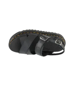 Heren Dr Martens Sandalen Dr. Martens Voss II van zwart leer