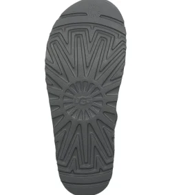 DAMES UGG Sandalen Goldenstar van grijs suède met verstelbare bandjes