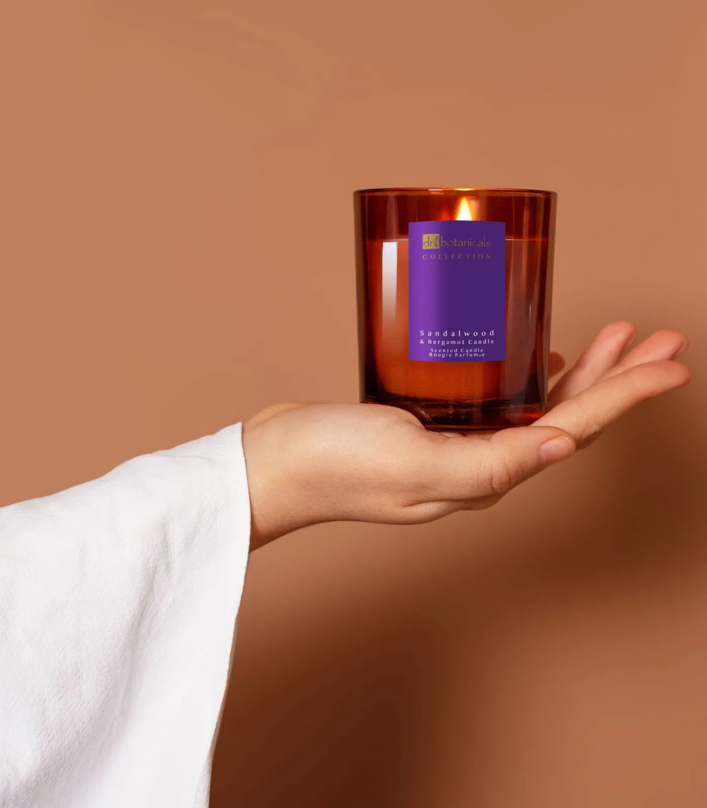 Dr Botanicals Sandelhout & Bergamot Geurkaars 200g