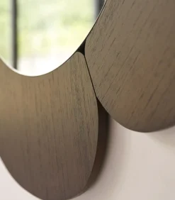 Tikamoon Sara - Spiegel in donker mindihout 110 x 110 cm