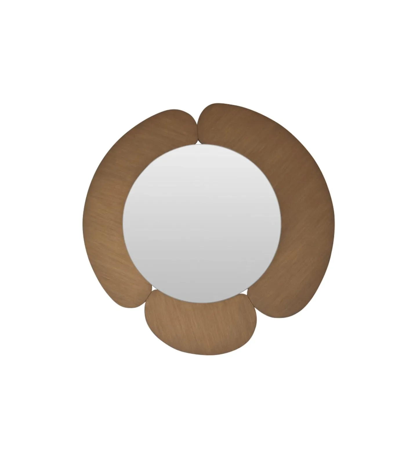 New Sara - Spiegel in licht mindihout 110 x 110 cm Spiegels