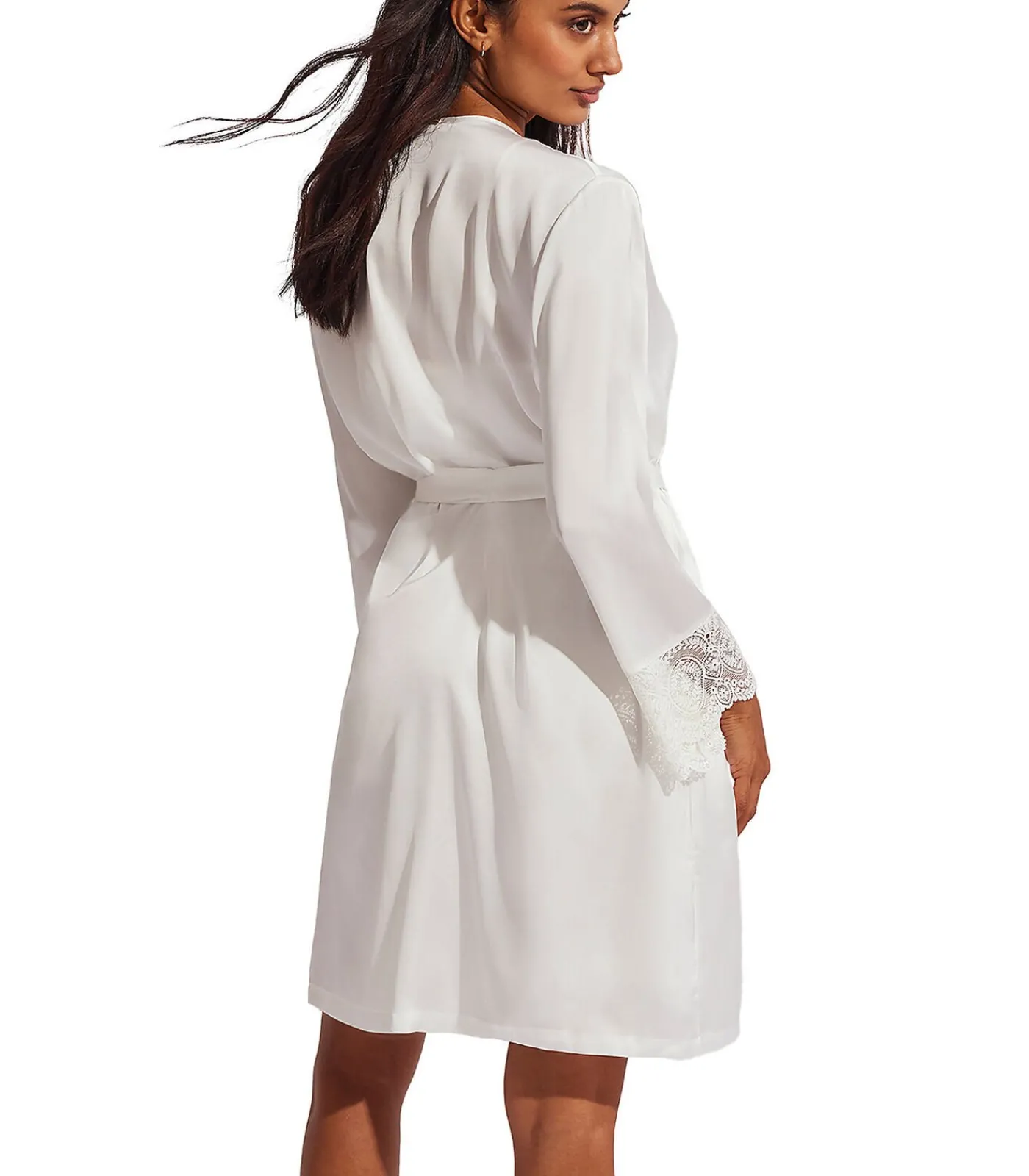 Satijnen negligé Matilda bruiloft DAMES Badjassen