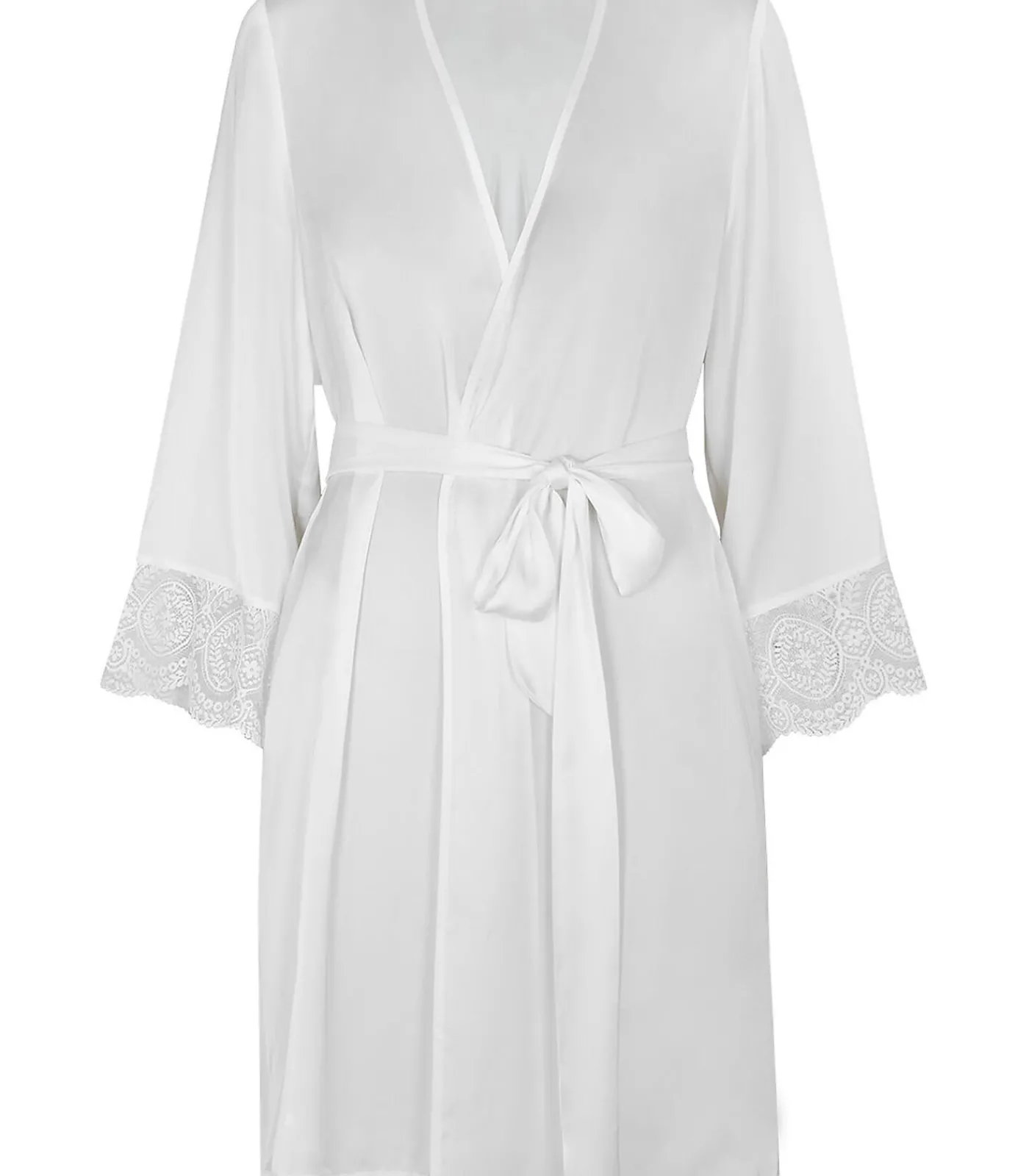 Satijnen negligé Matilda bruiloft DAMES Badjassen
