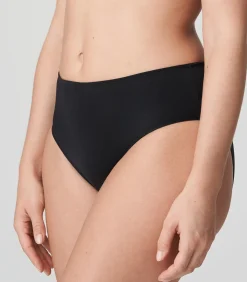 Sale SATIN zwart tailleslip DAMES Slipjes