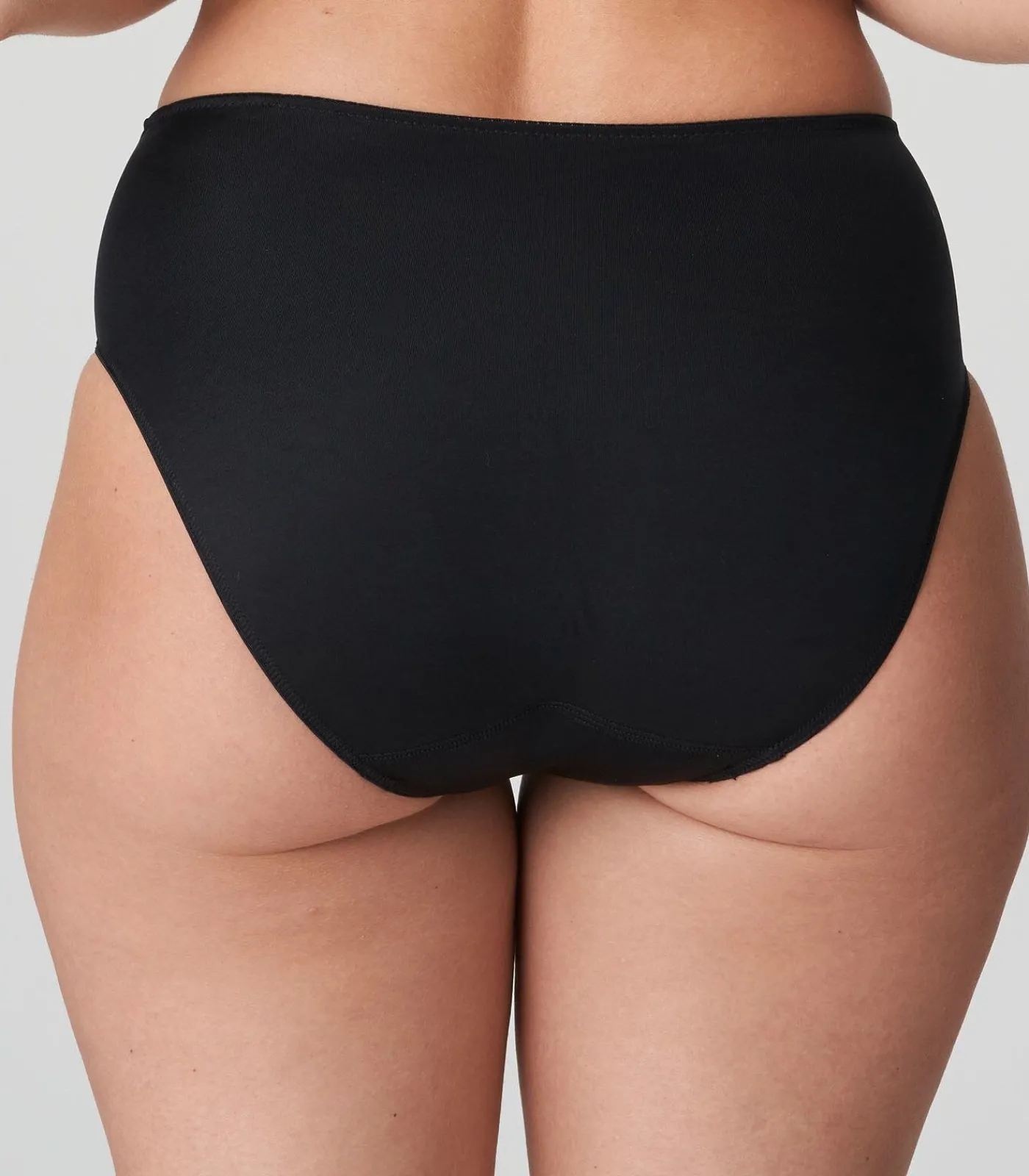 Sale SATIN zwart tailleslip DAMES Slipjes