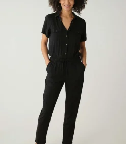 DAMES Deeluxe SAVANE - Damesjumpsuit met korte mouwen