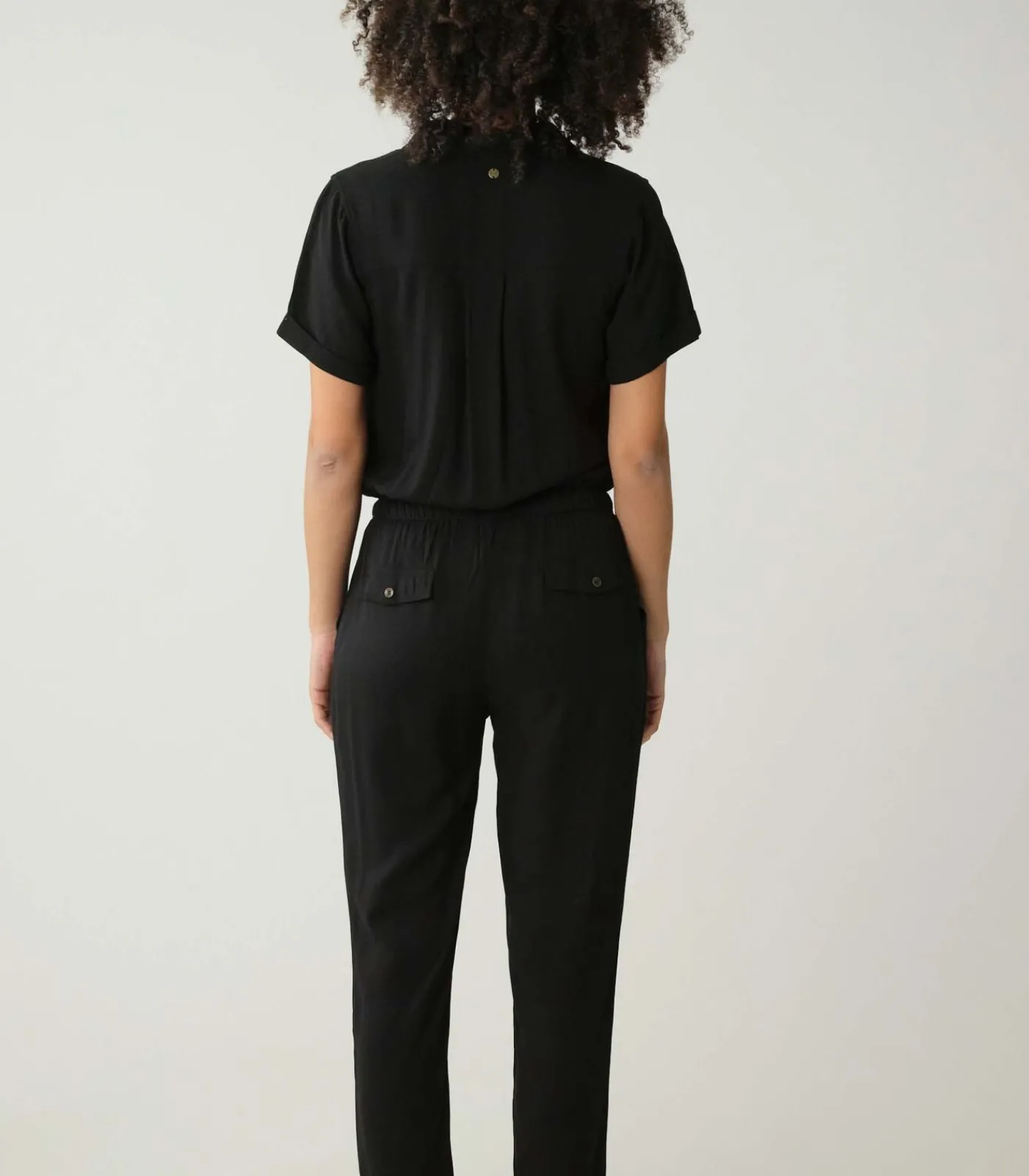 DAMES Deeluxe SAVANE - Damesjumpsuit met korte mouwen