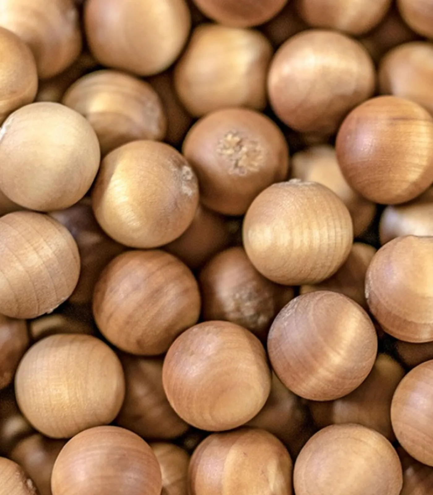 Scented Wooden Beads Grapefruit & Mandarin - 15 pcs Huisparfums