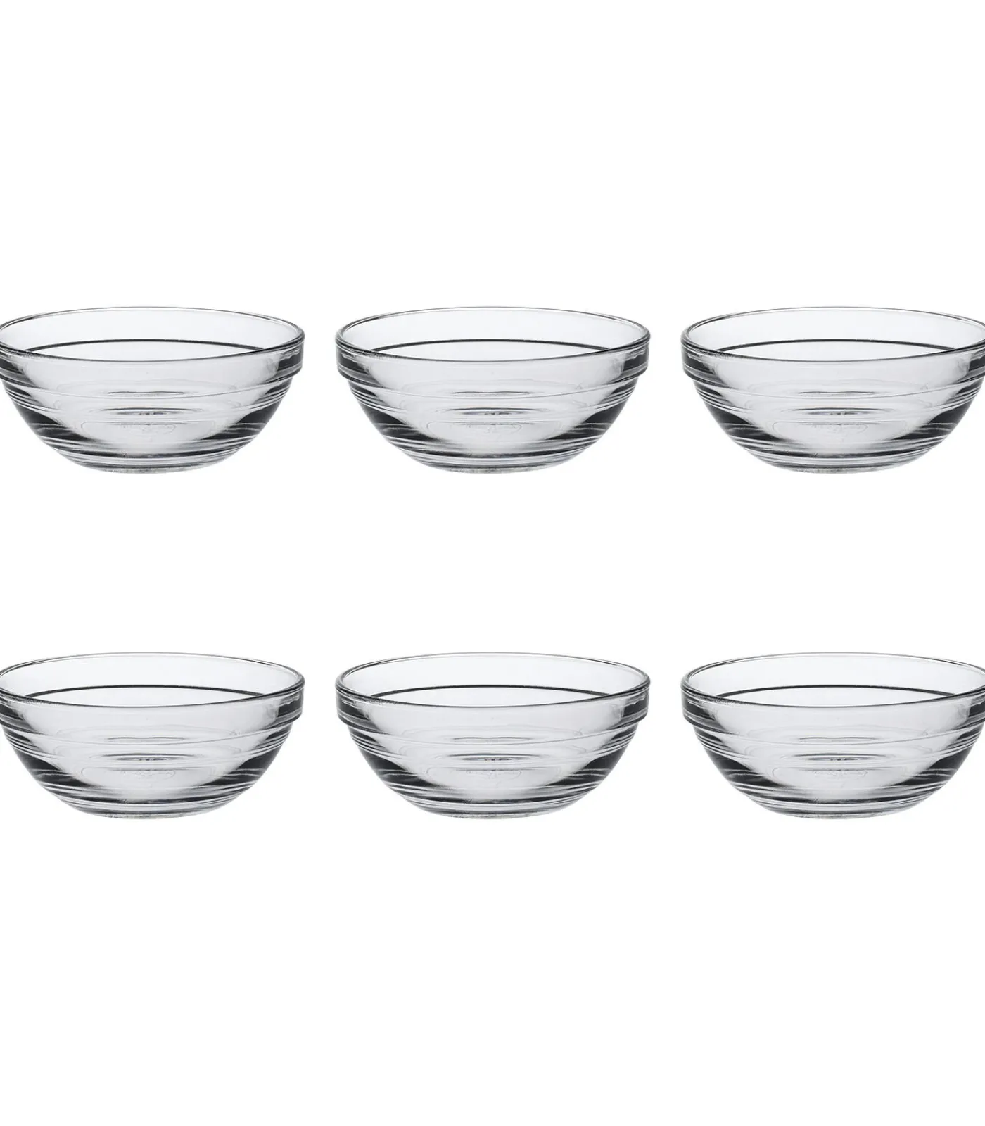 Best Schaal Lys 10.5 cm 20.5 cl Transparant Hardglas 6 stuks Tafelgerei