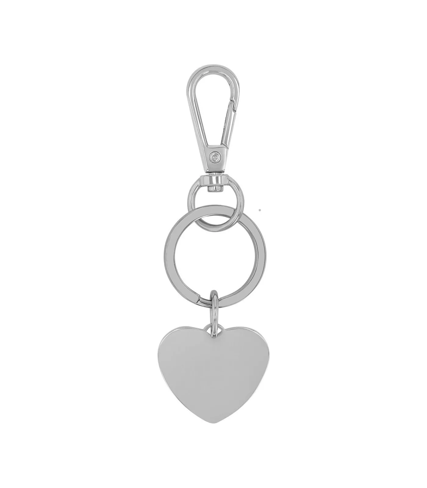 JOOP! Schlüsselring voor dames, roestvrij staal, zirkonia | hart