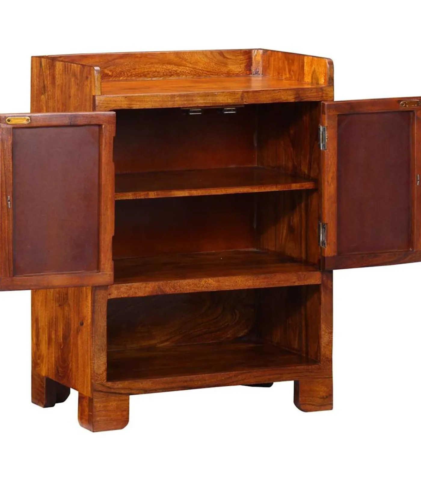 Discount Schoenenkast Bruin 55 x 35 x 75 cm Massief acaciahout Organiseren