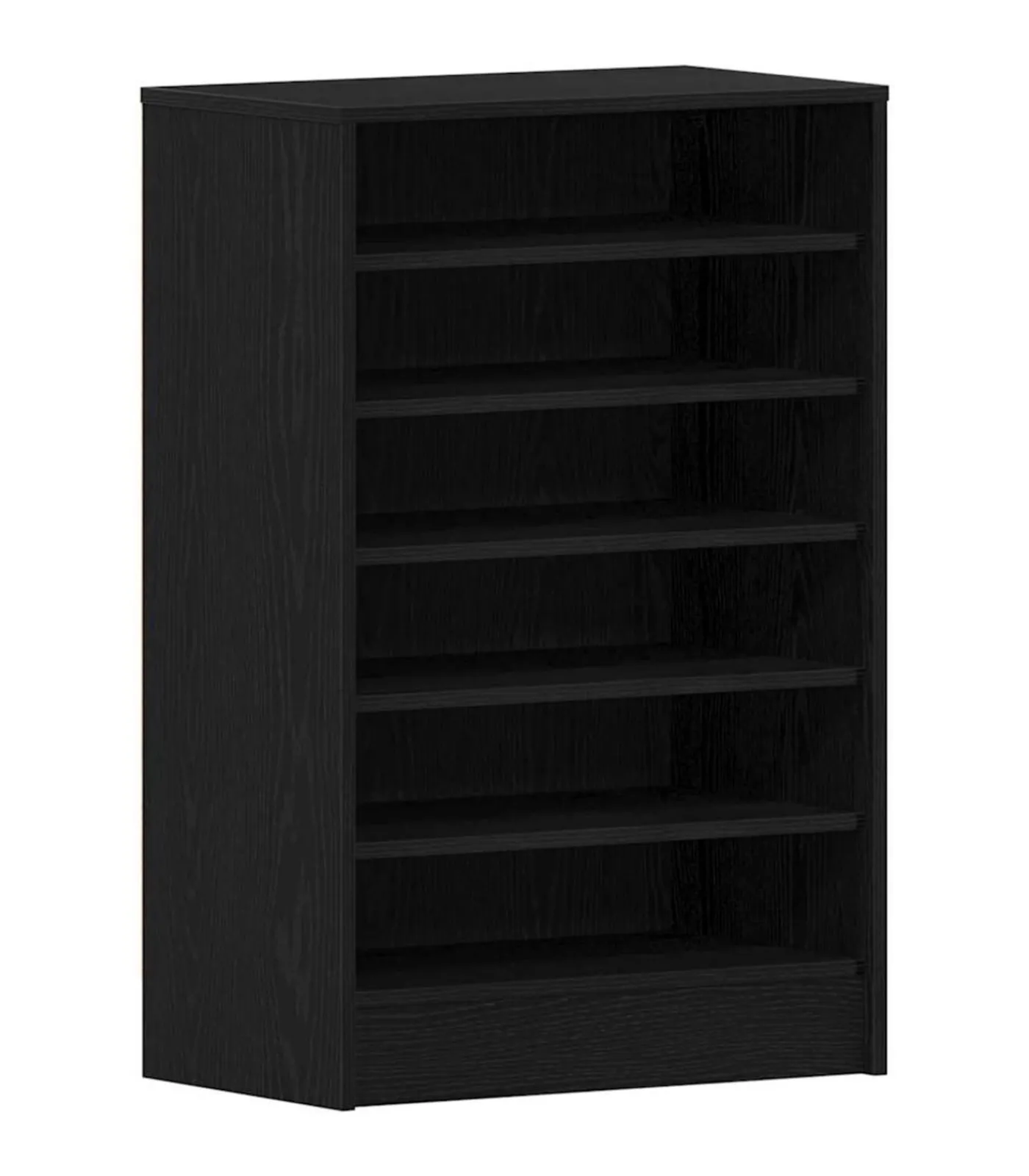 vidaXL Schoenenkast met plank Zwart eiken 60 x 35 x 92 cm Bewerkt hout