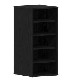 Discount Schoenenkast met plank Zwart eiken 32 x 35 x 70 cm Bewerkt hout Organiseren