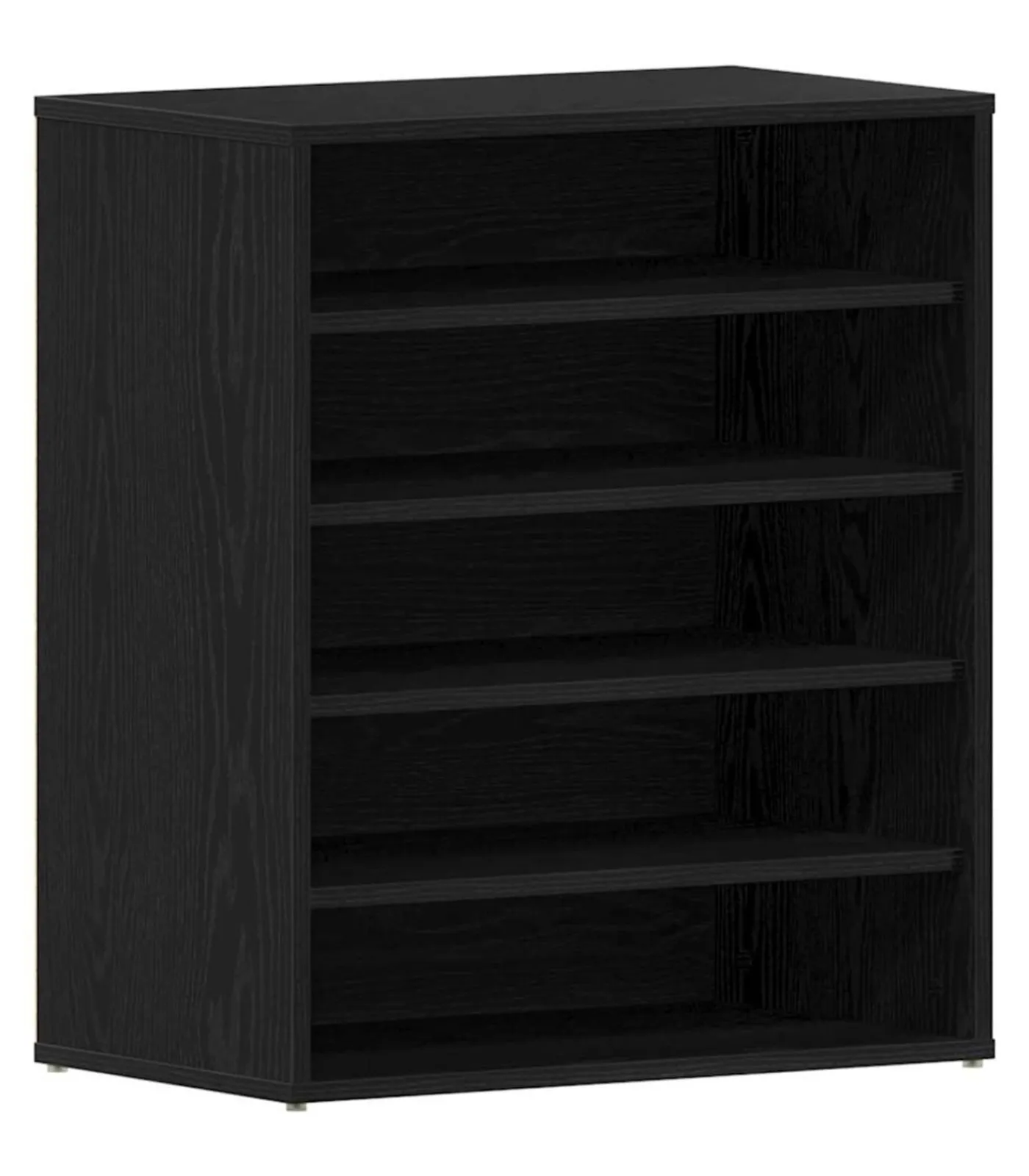 Discount Schoenenkast met plank Zwart eiken 60 x 35 x 70 cm Bewerkt hout Organiseren