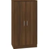 Clearance Schoenenkast 55x35x108 cm bewerkt hout bruin eikenkleur Organiseren