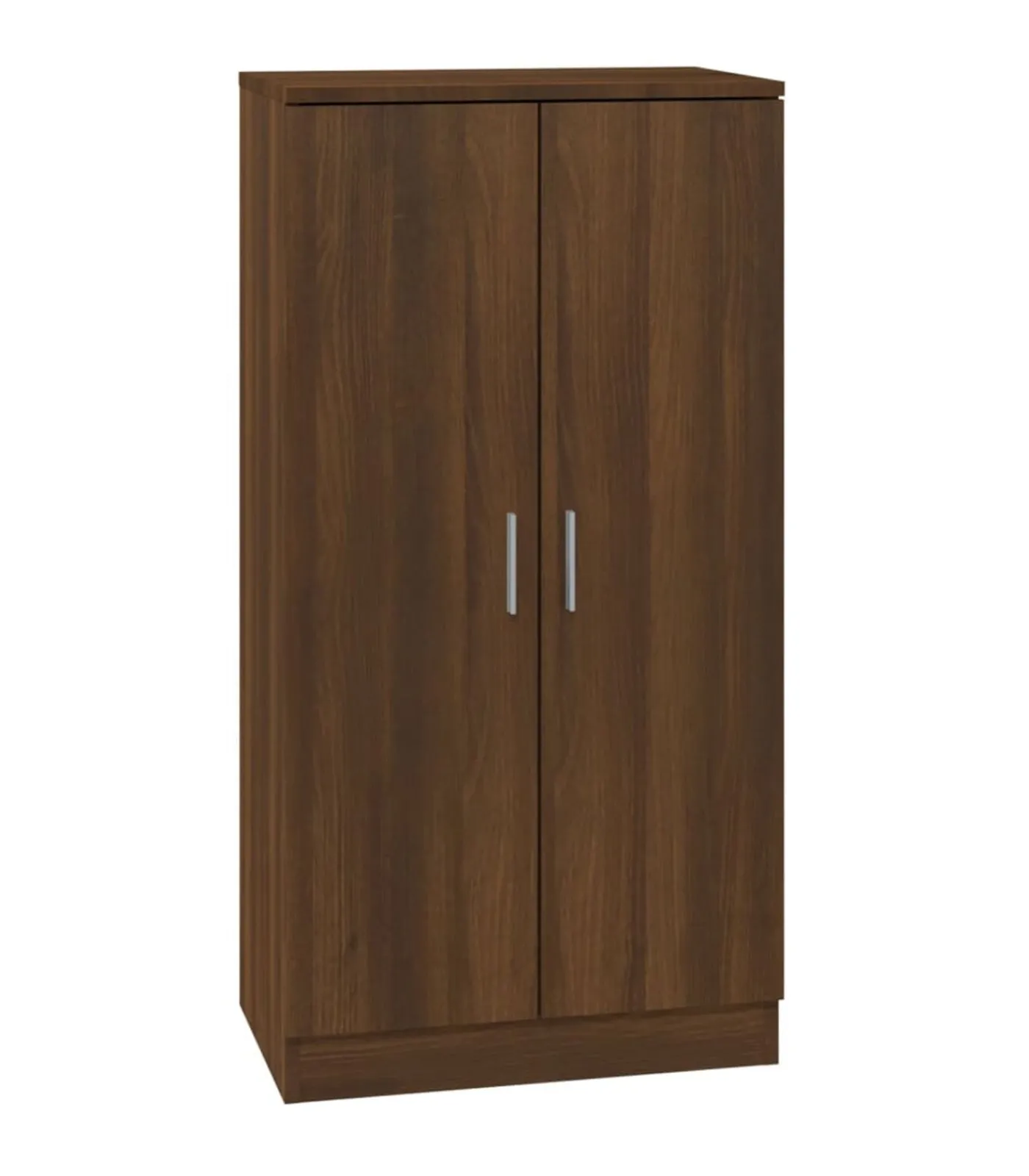 Clearance Schoenenkast 55x35x108 cm bewerkt hout bruin eikenkleur Organiseren