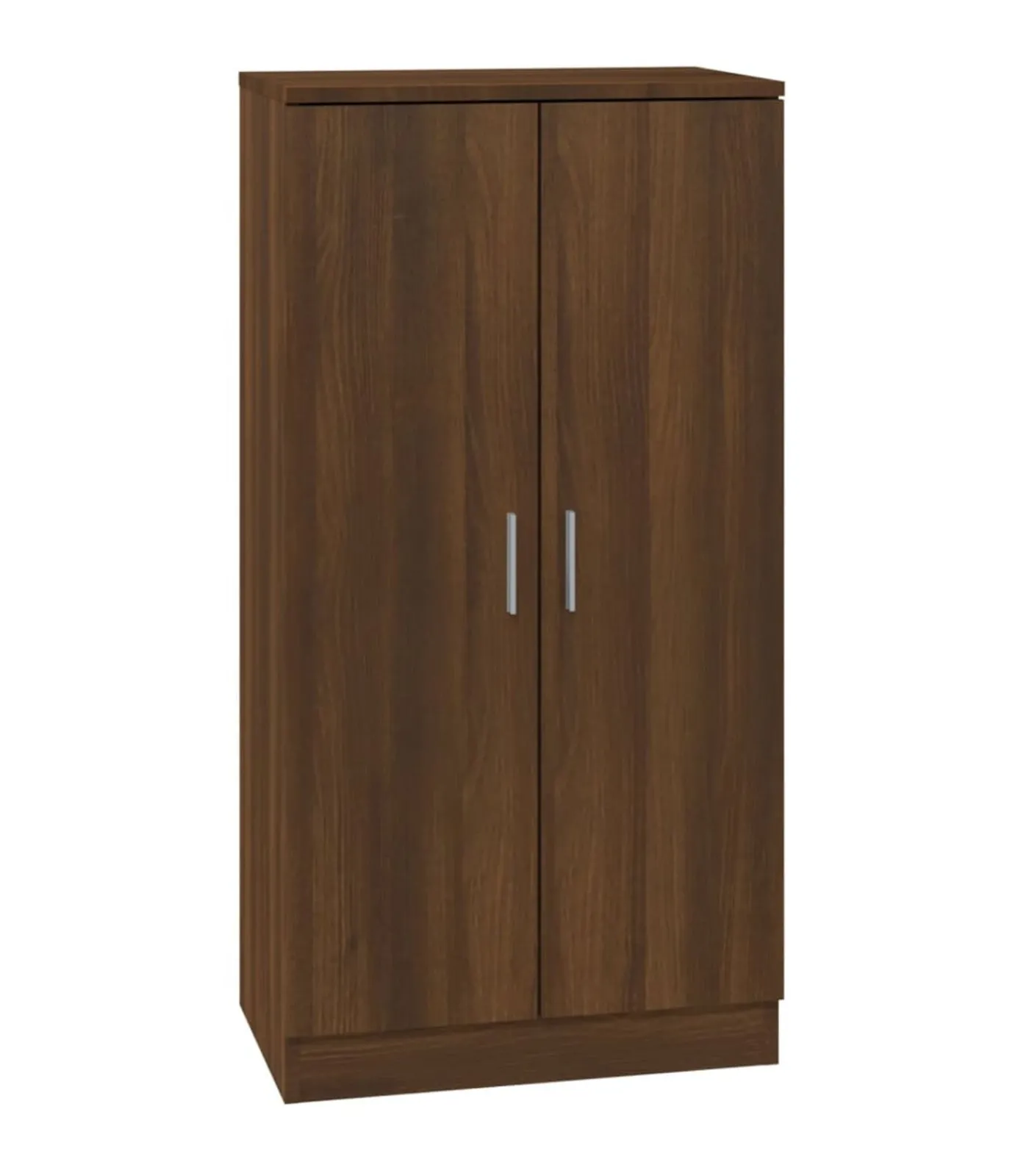 Clearance Schoenenkast 55x35x108 cm bewerkt hout bruin eikenkleur Organiseren