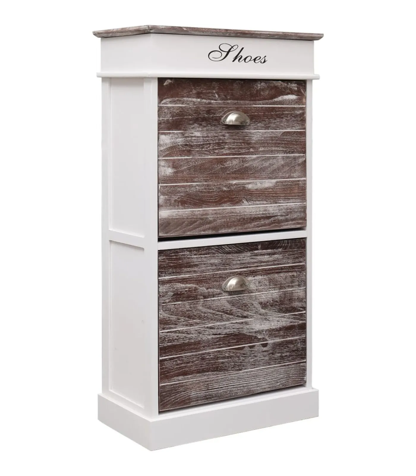 vidaXL Schoenenkast 50x28x98 cm paulowniahout bruin