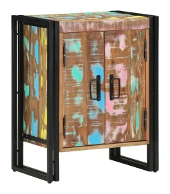 Clearance Schoenenkast Zwart 30 x 30 x 40 cm Massief gerecycled hout Organiseren