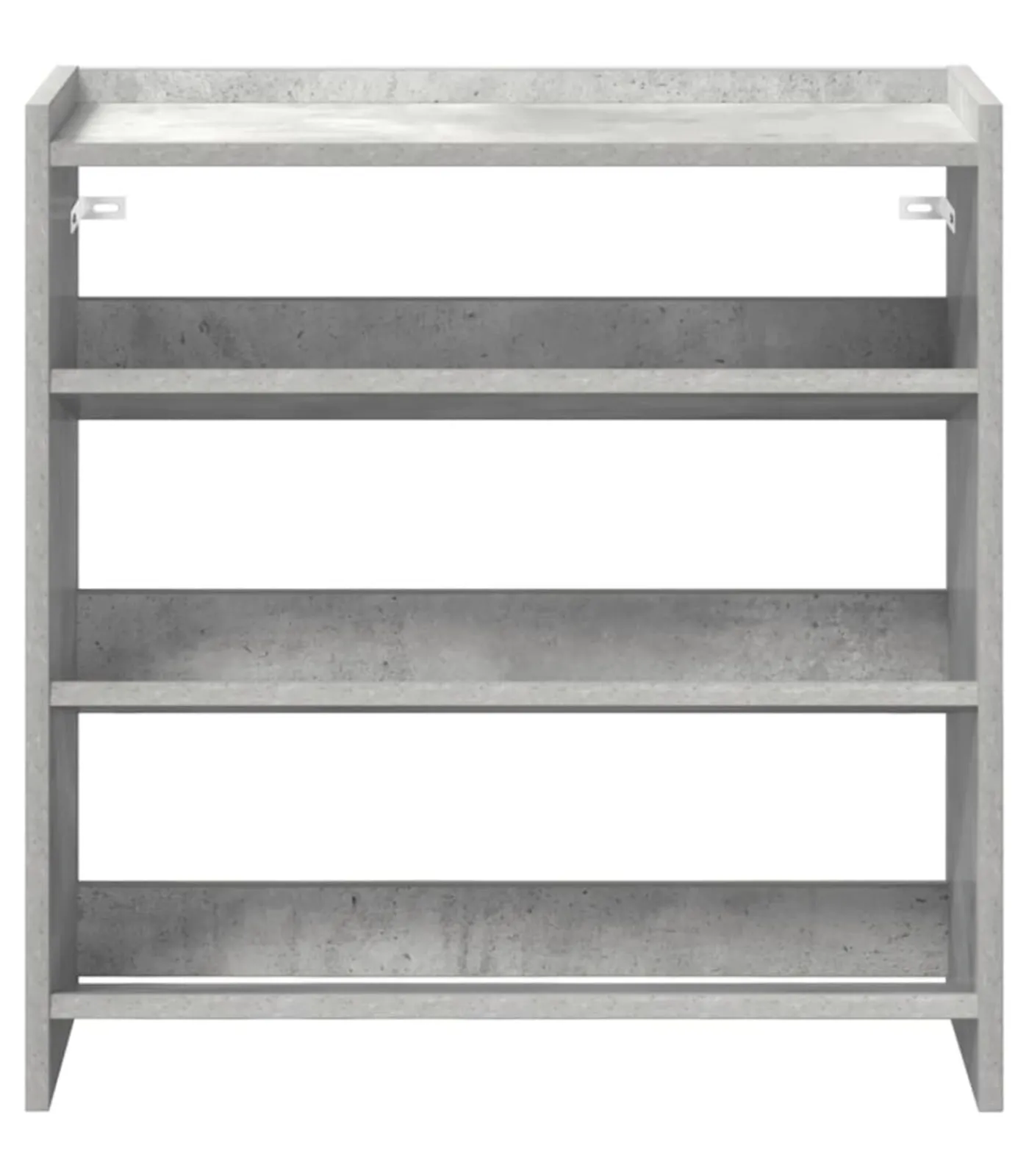 vidaXL Schoenenrek 60x25x62 cm bewerkt hout betongrijs