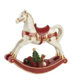 New Schommelpaard XL Winter Collage Accessoires Decoratie