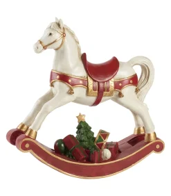 New Schommelpaard XL Winter Collage Accessoires Decoratie