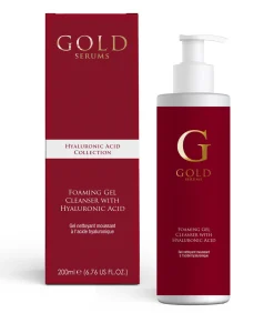 Gold Serums Schuimende Gelreiniger met Hyaluronzuur 200ml
