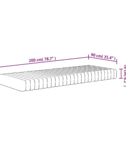 Discount Schuimmatras middelzacht 90x200 cm Matrasbeschermer