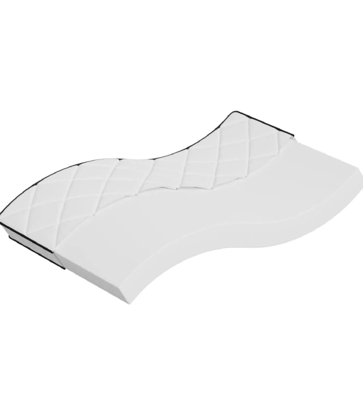 Clearance Schuimmatras middelzacht 120x200 cm Matrasbeschermer