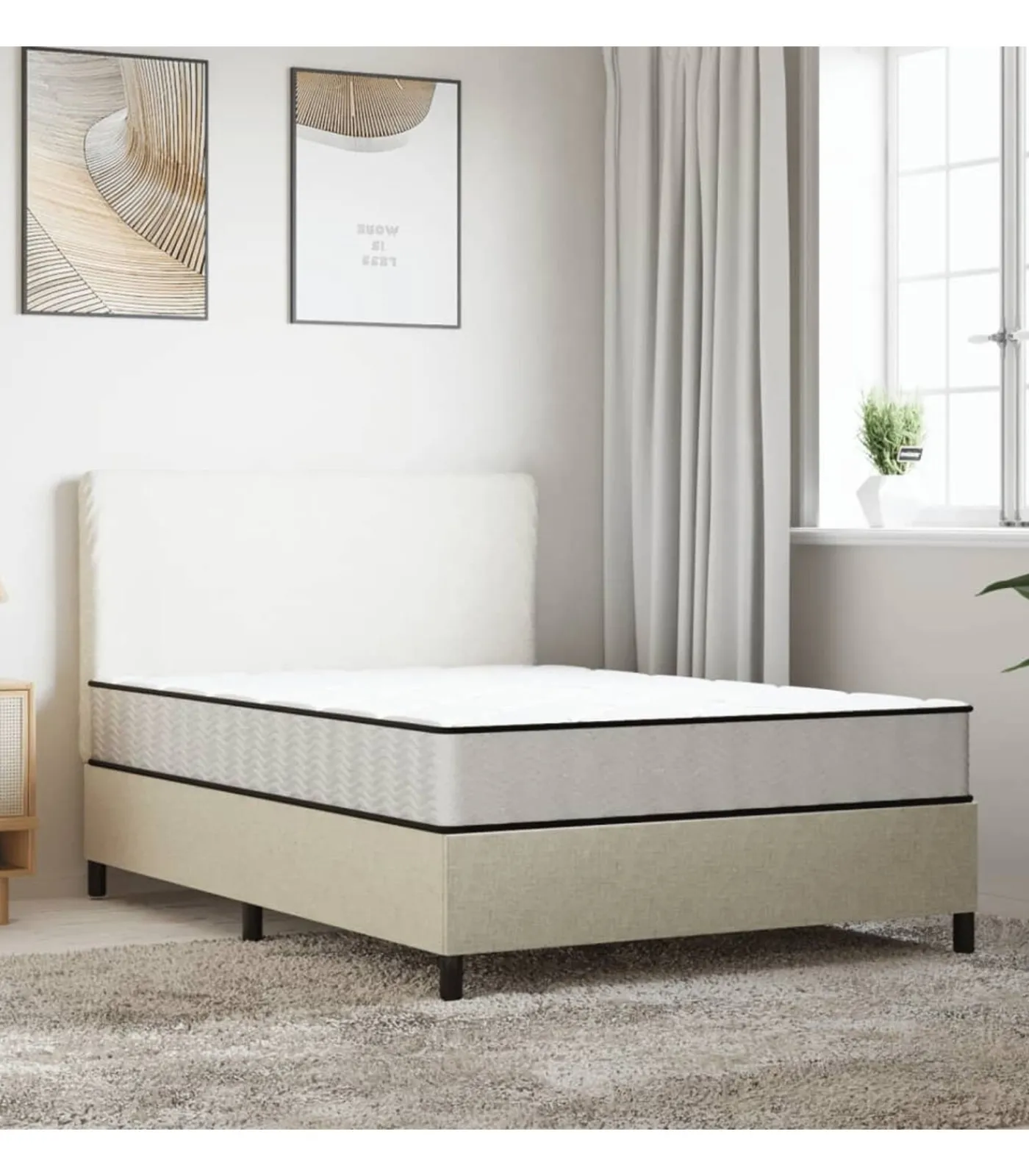 Clearance Schuimmatras middelzacht 120x200 cm Matrasbeschermer