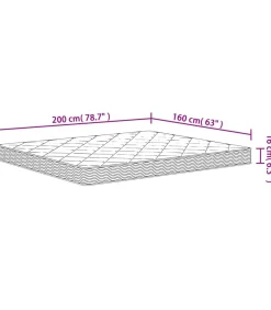 Sale Schuimmatras middelzacht 160x200 cm Matrasbeschermer
