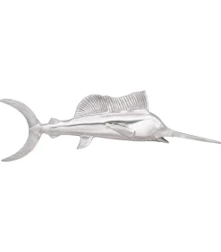 vidaXL Sculptuur Zilver 91 x 8 x 26 cm Aluminium