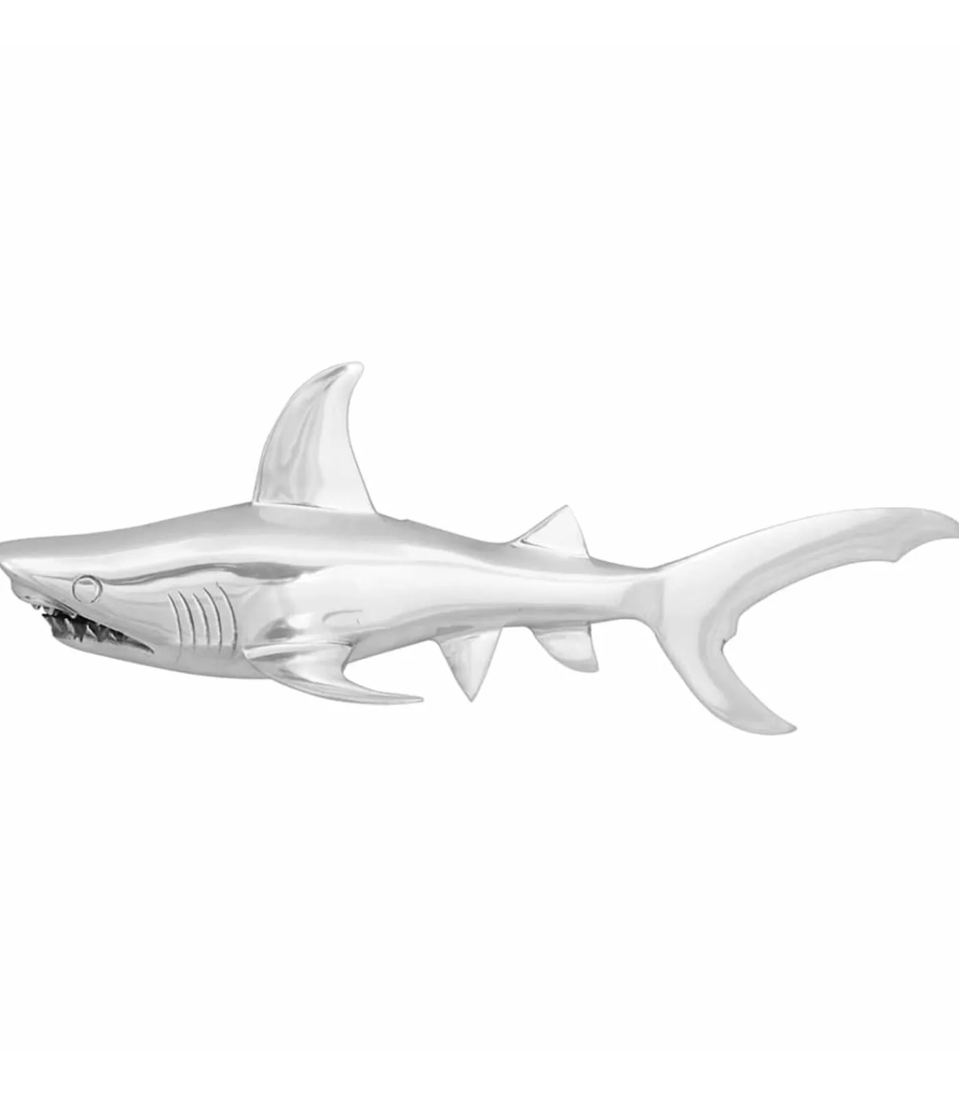 vidaXL Sculptuur Zilver 68 x 20 x 24 cm Aluminium