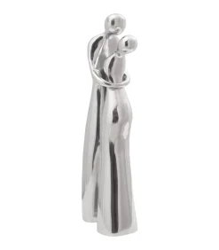 Outlet Sculptuur Zilver 10 x 16 x 49 cm Aluminium Decoratie