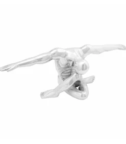 vidaXL Sculptuur Zilver 63 x 20 x 22 cm Aluminium