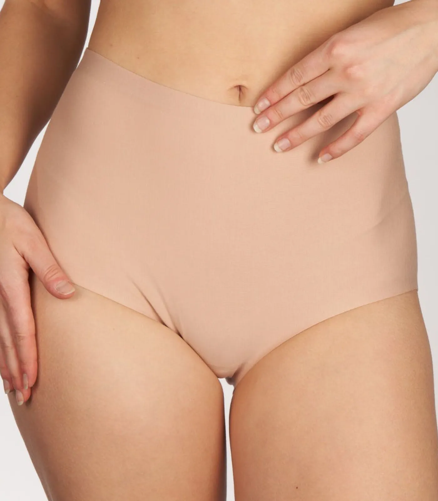 New Secrets High Waist slip Katoen - 32047 - Hoge naadloze taille slip - Onderbroek biologisch katoen DAMES Corrigerend Ondergoed