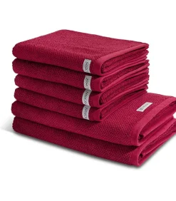 Online Selection - Organic Cotton 6-delige handdoekenset Badset