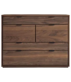 Tikamoon Senson - Massief notenhouten ladekast