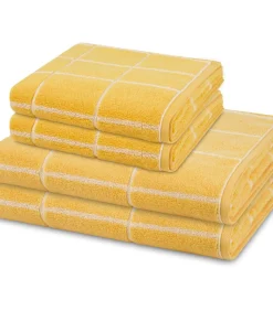 Sensual Skin Karo - 4-delige handdoeken set Badset